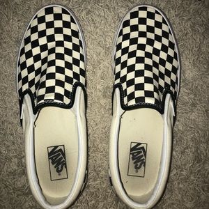 Checkered vans woman’s 11 men’s 9.5